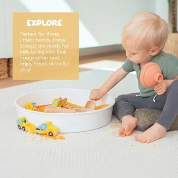 Mini Silicone Scoops for Sensory Play Montessori Toys