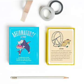 Affirmators! at Work Deck: 50 Affirmation Cards to Help You Help Yourself - Without the Self-helpy-ness!