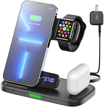 INIU 3 in 1 Wireless Charging Station for All Devices