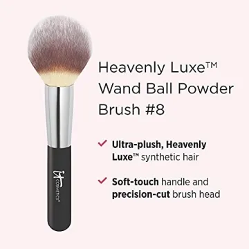 Heavenly Luxe Wand Ball Brush for Poreless Powder Application