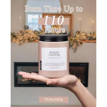 M&SENSE Coffee Scented Candle | Eco-Friendly & Long-Lasting