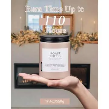 M&SENSE Coffee Scented Candle | Eco-Friendly & Long-Lasting