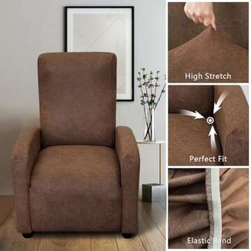 molasofa Leather Like Recliner Chair Covers Recliner Chair Covers for Reclining Chair
