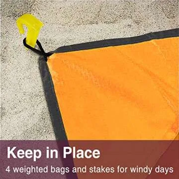 OCOOPA Beach Blanket Sandproof, Extra Large 10x9.2ft, Sand Free Waterproof, Durable Parachute Nylon, Hawaii Beach Collection, Vibrant Colors, Light Weight (XL(10x9ft)-Hot Pink/Fuchsia)