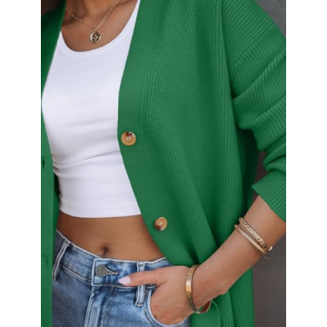 LILLUSORY Oversized Women Cardigan Sweater for Fall 2025