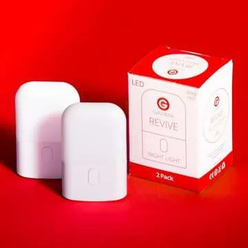 Revive - 670nm Red Night Light for Natural Sleep Enhancement - 2 Pack by Gamma