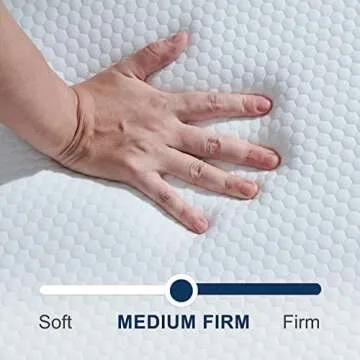 Molblly Folding 4" Memory Foam Tri-Fold Mattress