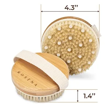 Dry Brushing Body Brush for Exfoliation and Cellulite