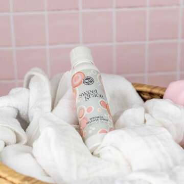 Bridgewater Candle Sweet Grace Collection Wrinkle Release Spray and Rewash Fabric Refresher-Sweet Grace