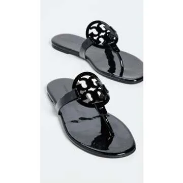 Tory Burch Women's Miller Soft Sandals in Perfect Black