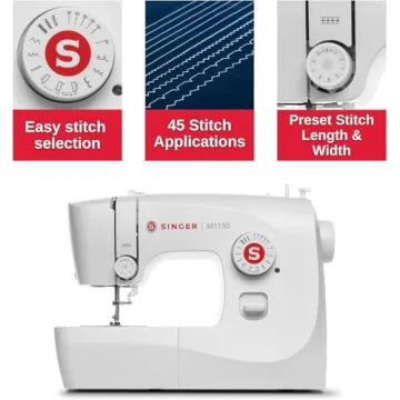 SINGER M1150 Lightweight Portable Sewing Machine for Mending