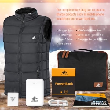 Comfortable Rex Rabbit Heated Vest for Outdoor Use