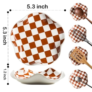 Miamolo Spoon Rest - Beautiful Ceramic Kitchen Accessory