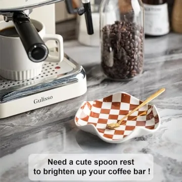 Miamolo Spoon Rest - Beautiful Ceramic Kitchen Accessory