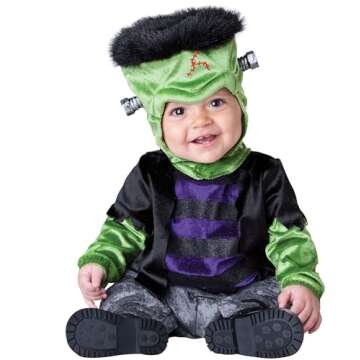 Fun World baby boys Costumes Baby's Monster-boo infant and toddler costumes, Multi, Large 18 Months-...