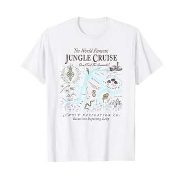 Disney Jungle Cruise World Famous Excursions Departing Daily Short Sleeve T-Shirt