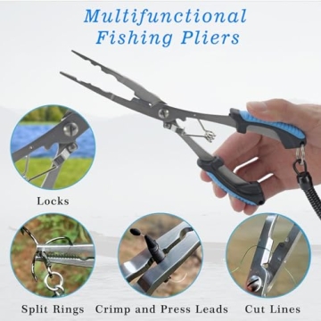 BSPIX Fishing Gear Set - Stainless Steel Fishing Tools