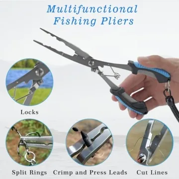 BSPIX Fishing Gear Set - Stainless Steel Fishing Tools