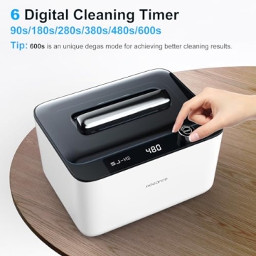 HOGANCE 30.4OZ Sonic Cleaner with Degas Mode