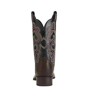 ARIATARIRC Womens Quickdraw Western Boot Sandstorm/Distressed White 8