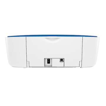 HP DeskJet 3755 Compact All-in-One Wireless Printer, HP Instant Ink, Works with Alexa - Blue Accent (J9V90A)