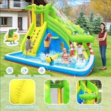 Exciting 5-in-1 Inflatable Water Slide for Kids