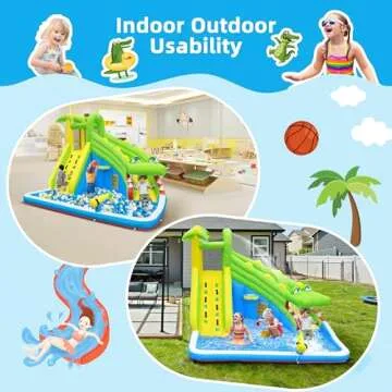 Exciting 5-in-1 Inflatable Water Slide for Kids