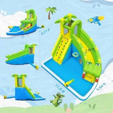Exciting 5-in-1 Inflatable Water Slide for Kids