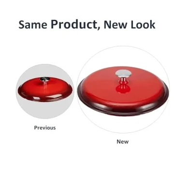 Durable 4.3-Quart Enameled Cast Iron Dutch Oven