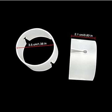 120 PCS Decorative Balloons Rings Balloon arch Convenient Clip Connector, Wedding decorations Event ...