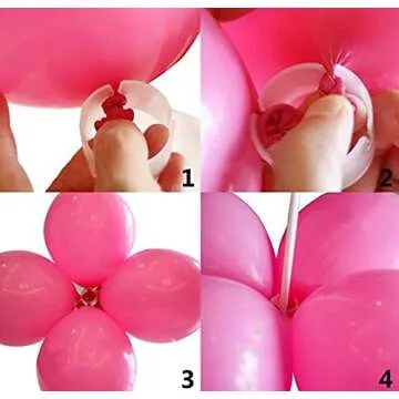 120 PCS Decorative Balloons Rings Balloon arch Convenient Clip Connector, Wedding decorations Event Party Supplies Garden decorations
