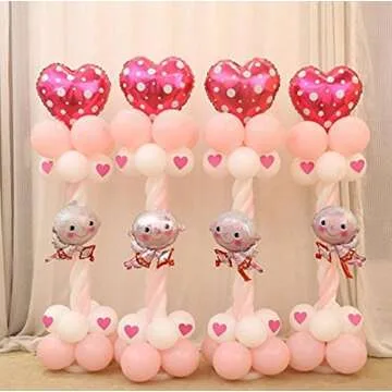120 PCS Decorative Balloons Rings Balloon arch Convenient Clip Connector, Wedding decorations Event Party Supplies Garden decorations