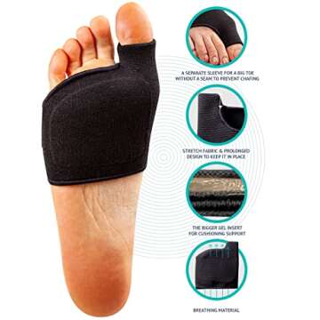 Brison Metatarsal Pads - Ultimate Foot Comfort & Support