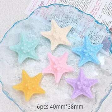 Large Slime Charms Cute Set - Aqua Resin Animal Charms