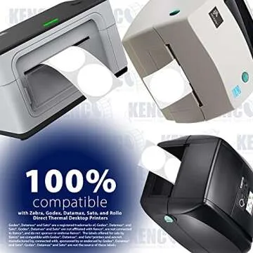 Premium 2" Circle Direct Thermal Labels for Business