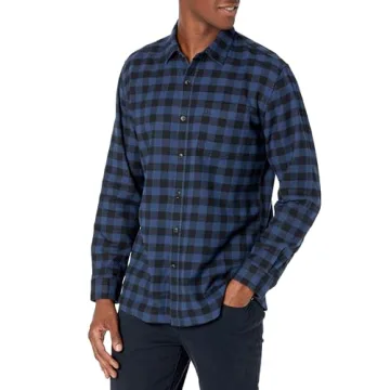 Amazon Essentials Men's Flannel Shirt - Stylish Comfort for All