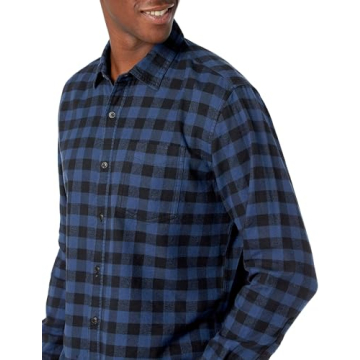 Amazon Essentials Men's Flannel Shirt - Stylish Comfort for All