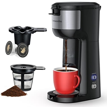 Famiworths Compact Iced Coffee Maker for Quick Brews