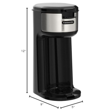 Famiworths Compact Iced Coffee Maker for Quick Brews