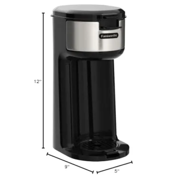 Famiworths Compact Iced Coffee Maker for Quick Brews
