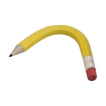 Adams Pranks and Magic - Rubber Pencil - 2 Pack Classic Novelty Prank Toy