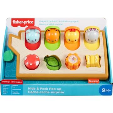 Fisher-Price Animal Pop-Up Toy for Babies 9+ Months Motor Skills