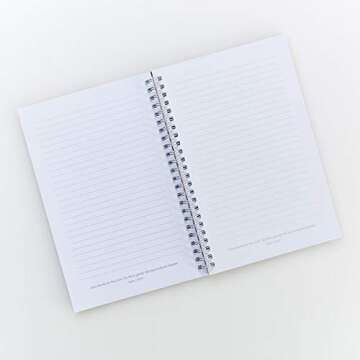 Christian Art Gifts Notebook My Grace is Sufficient 2 Corinthians 12:9 Bible Verse Inspirational Writing Notebook Gratitude Prayer Journal Flexible Cover 128 Ruled Pages w/Scripture, 6 x 8.5 Inches