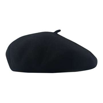 AIYUE French Beret - Stylish Wool Beanie Hat for All