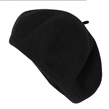AIYUE French Beret - Stylish Wool Beanie Hat for All