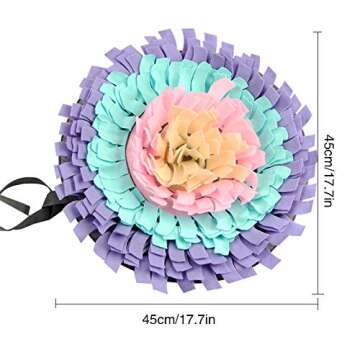 IFOYO Snuffle Mat for Dogs, Sniff Mat Slow Feeding Mat, Interactive Feed Game for Boredom, Help Stress Relief and Training, Encourages Natural Foraging Skills(Purple)…