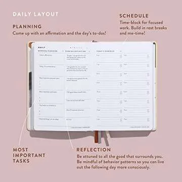 Harlow & Grey Life Planner for Daily Planning and Goal Setting