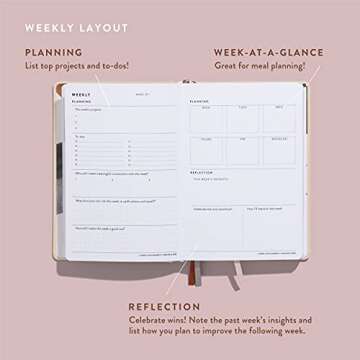 Harlow & Grey Life Planner for Daily Planning and Goal Setting