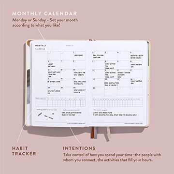 Harlow & Grey Life Planner for Daily Planning and Goal Setting