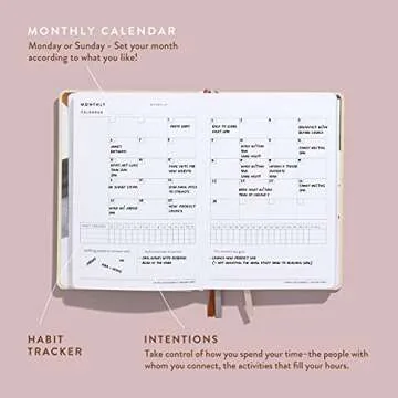 Harlow & Grey Life Planner for Daily Planning and Goal Setting